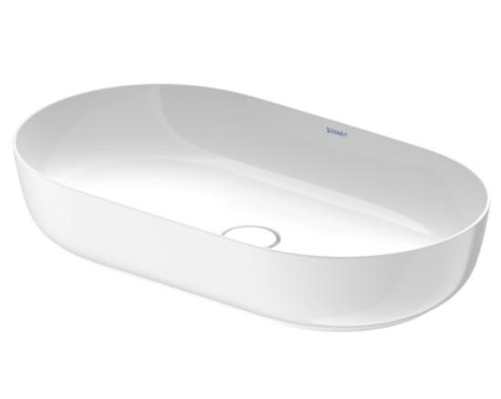 Duravit Luv 70 fritst&aring;ende bowlevask - Uden hanehul - Wondergliss