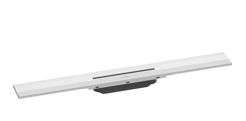 Hansgrohe RainDrain Flex afl&oslash;b (kan afkortes) t/bagv&aelig;g - 70 - Mat hvid