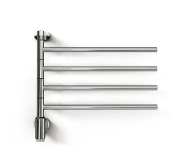 Kriss Flex 1 H&aring;ndkl&aelig;det&oslash;rrer m/4 arme - 55x51 cm - Krom