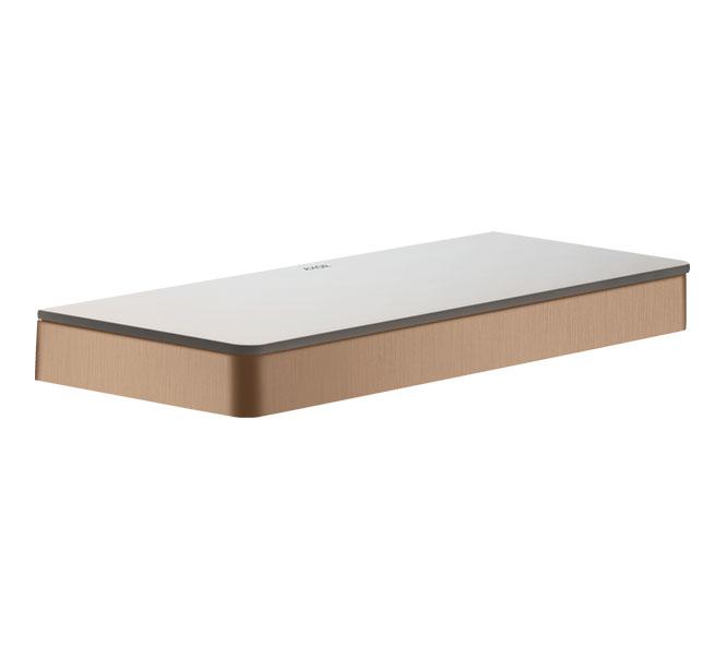 Axor Universal Softsquare hylde 300 mm - B&oslash;rstet r&oslash;dguld