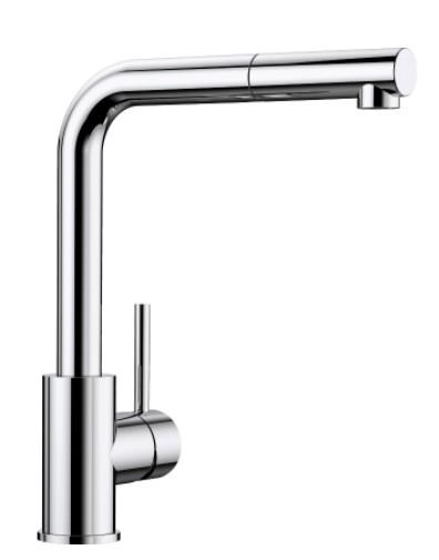 Blanco Mila-S k&oslash;kkenarmatur m/udtr&aelig;k - Krom