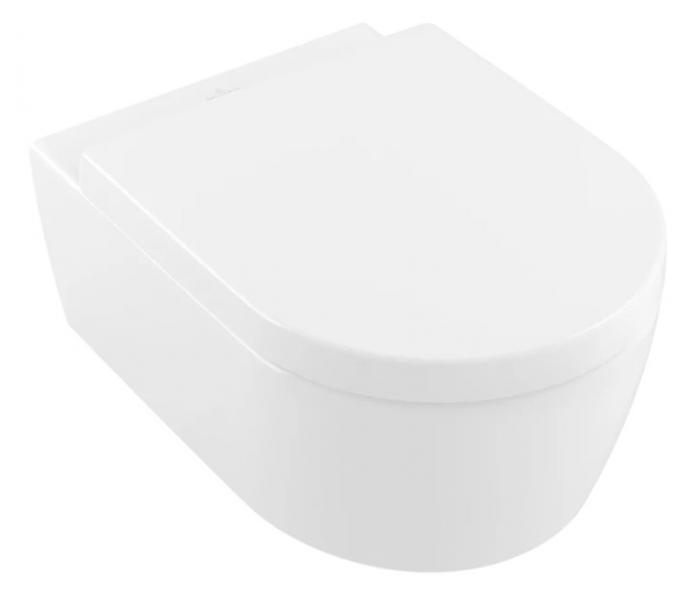 Villeroy & Boch Avento Rimless væghængt toilet inkl. sæde - Hvid Villeroy & Boch Avento Rimless væghængt toilet inkl. sæde - Hvid