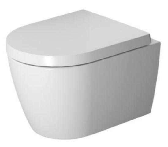 Duravit Me by Starck Compact Rimless væghængt toilet inkl sæde m/softclose Duravit Me by Starck Compact Rimless væghængt toilet inkl sæde m/softclose