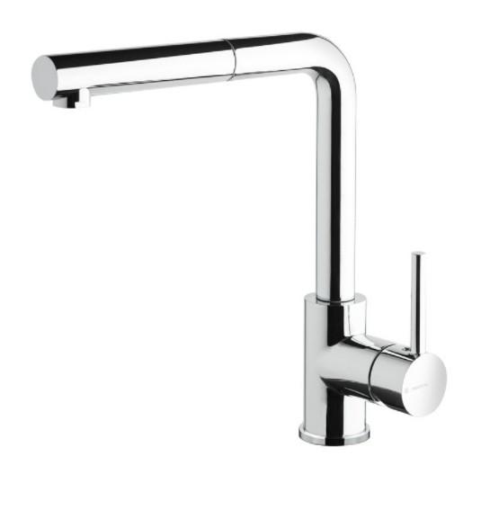 Cass&oslash;e Newform X-Trend k&oslash;kkenarmatur m/udtr&aelig;k - Krom