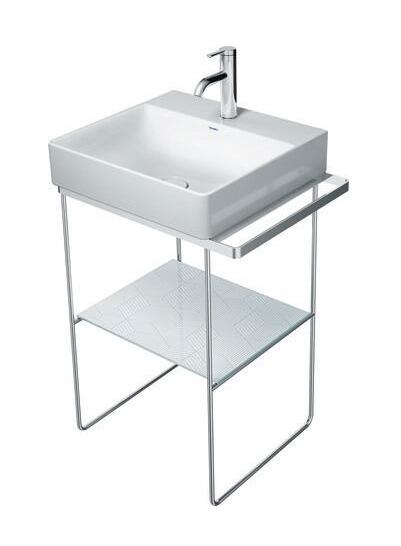 Duravit DuraSquare 50 stativ til håndvask - Gulvstående - Krom Duravit DuraSquare 50 stativ til håndvask - Gulvstående - Krom