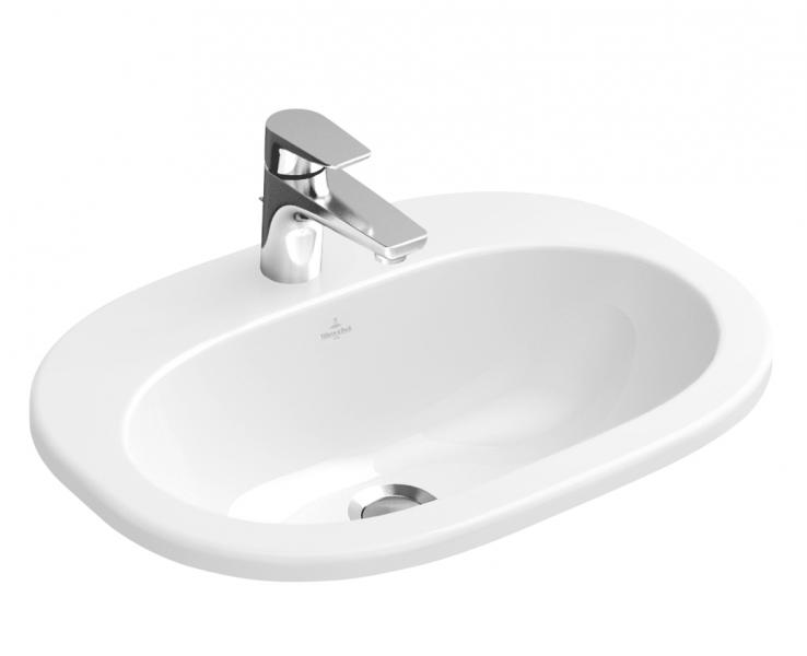 V&B O.novo 56 h&aring;ndvask t/nedf&aelig;ldning - 1/3 hanehul