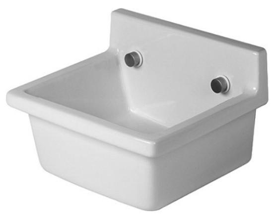 Duravit Starck 3 udslagsvask i porcel&aelig;n - 48 cm - t/v&aelig;g