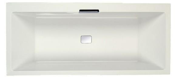 Str&oslash;mberg Celsius badekar t/indbygning - 180 x 80 - 2 rygl&aelig;n - m/Carronite