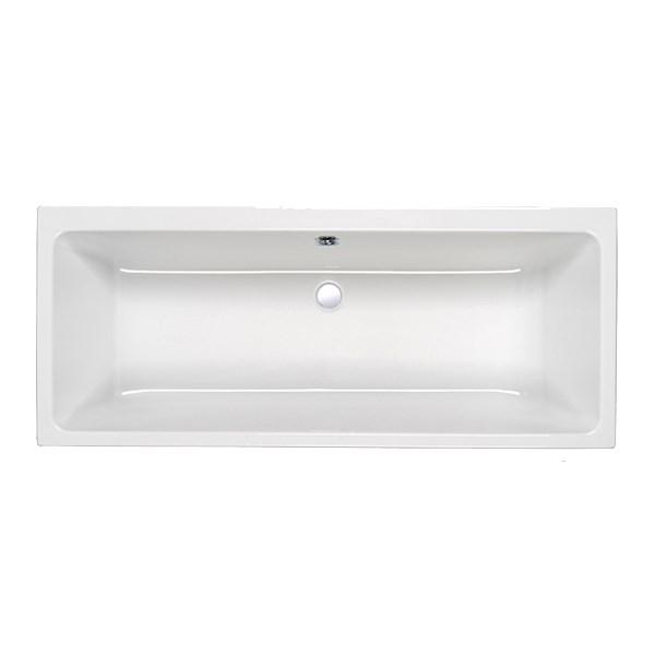 Str&oslash;mberg Quantum badekar t/indbygning - 170 x 70 - 2 rygl&aelig;n