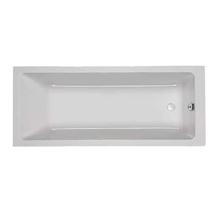 Str&oslash;mberg Quantum badekar t/indbygning - 170 x 70 - 1 rygl&aelig;n - m/Carronite