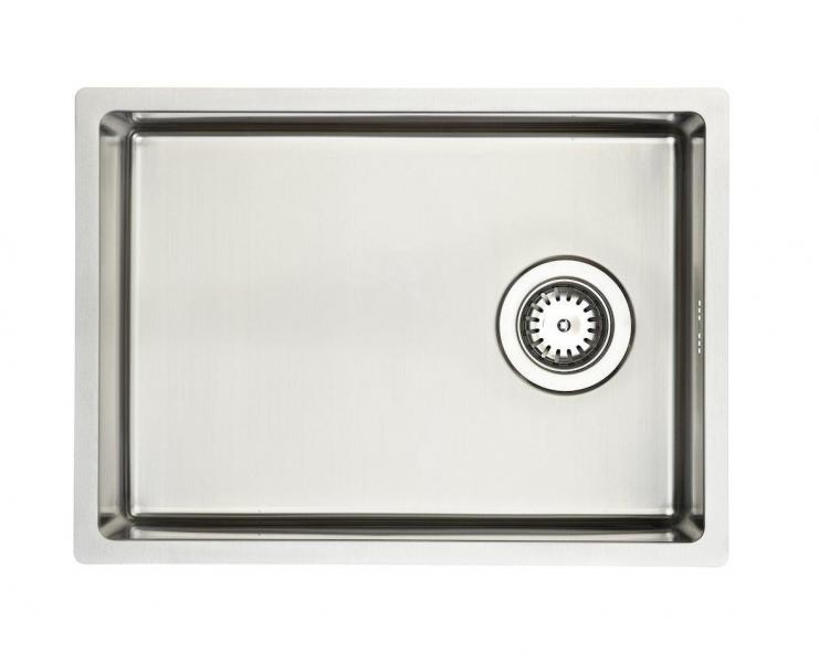 Lavabo DK480 køkkenvask m/kurveventil - Rustfrit stål Lavabo DK480 køkkenvask m/kurveventil - Rustfrit stål