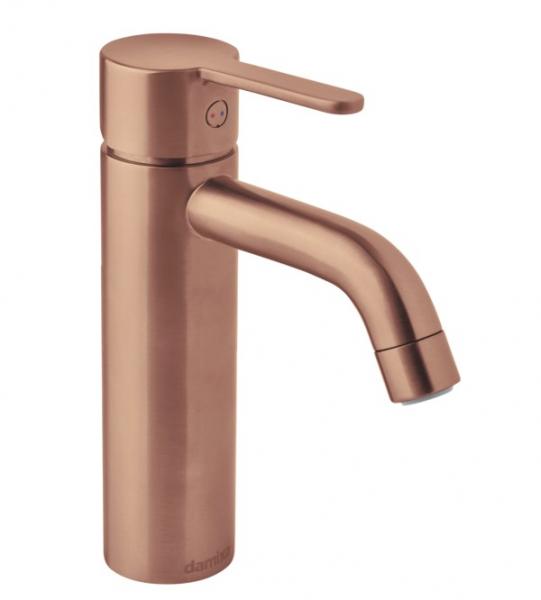 Damixa Silhouet M h&aring;ndvaskbatteri u/bundventil - B&oslash;rstet kobber