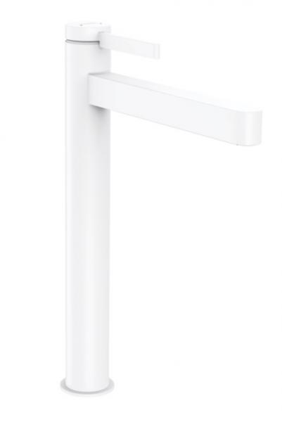 Hansgrohe Finoris 260 håndvaskarmatur m/push-open - Mat hvid Hansgrohe Finoris 260 håndvaskarmatur m/push-open - Mat hvid