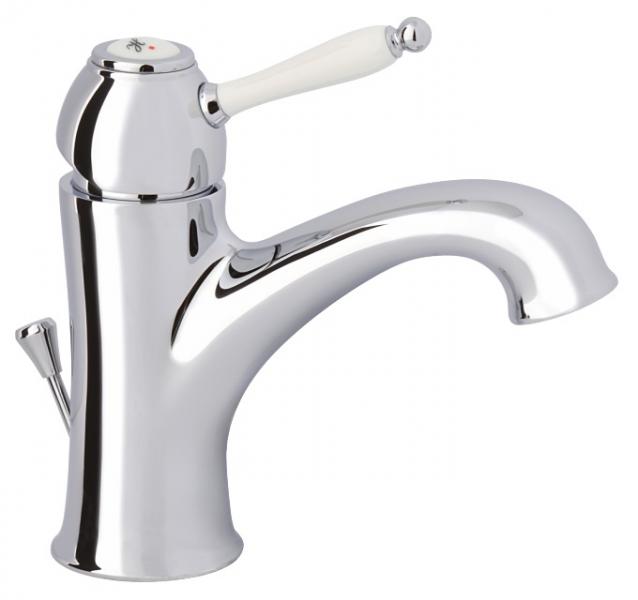 Damixa Tradition 1 grebs h&aring;ndvaskarmatur m/bundventil - Krom