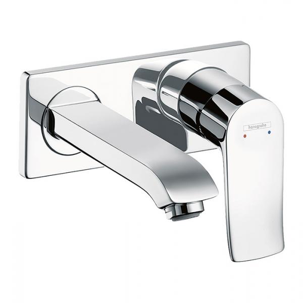 hansgrohe Metris h&aring;ndvaskarmatur t/indbygning - 165 mm