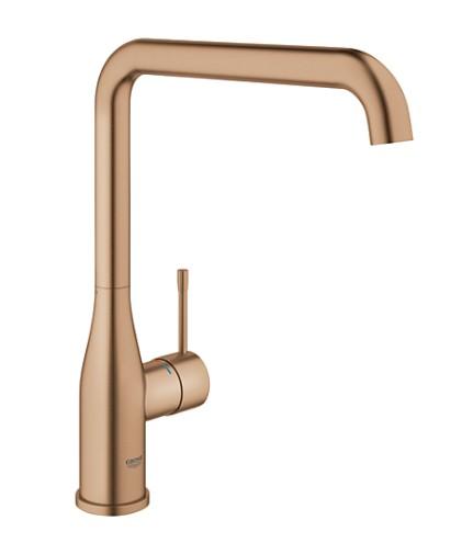 Grohe Essence New k&oslash;kkenarmatur - B&oslash;rstet warm sunset
