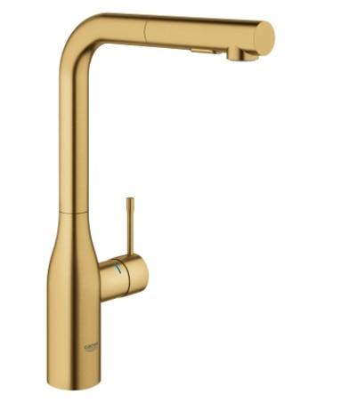 Grohe Essence New køkkenarmatur m/udtræk - Børstet cool sunrise Grohe Essence New køkkenarmatur m/udtræk - Børstet cool sunrise