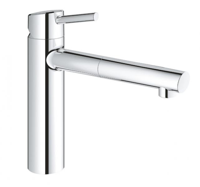 Grohe Concetto k&oslash;kkenarmatur m/udtr&aelig;ksbruser - Krom