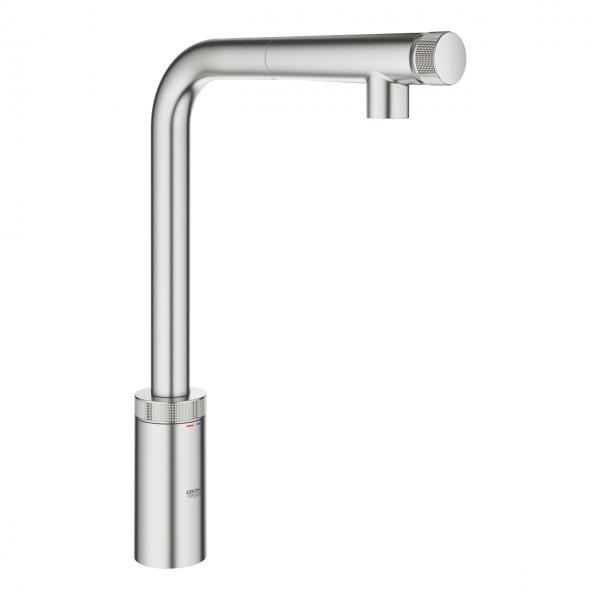 Grohe Minta SmartControl køkkenarmatur m/udtræk - Supersteel Grohe Minta SmartControl køkkenarmatur m/udtræk - Supersteel