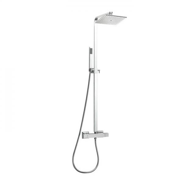 Cassøe komplet brusesystem 195mm - Krom Cassøe komplet brusesystem 195mm - Krom