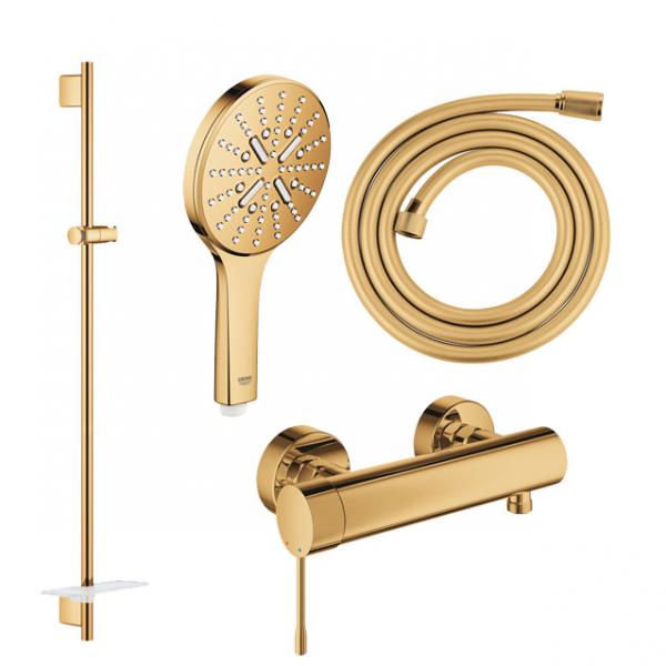 Grohe Rainshower SmartActive komplet brusesystem - 900 mm - Poleret cool sunrise