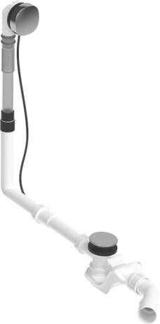 Duravit Quadroval Af- og overl&oslash;bss&aelig;t