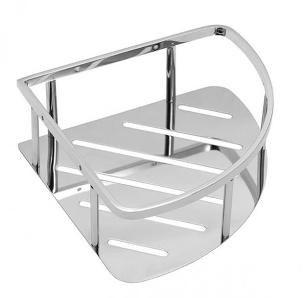 Pressalit hj&oslash;rnehylde - Poleret rustfrit st&aring;l