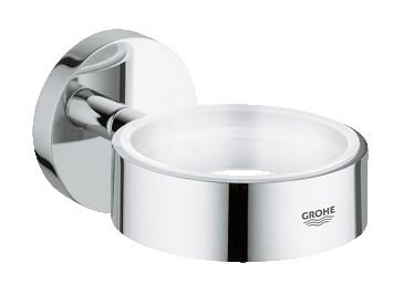 Grohe Essentials holder til glas, s&aelig;besk&aring;l eller dispenser - Krom
