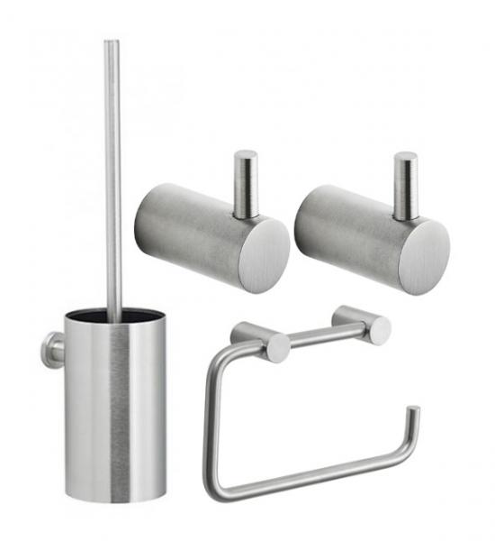 Pressalit tilbeh&oslash;rspakke til bad - Rustfrit st&aring;l