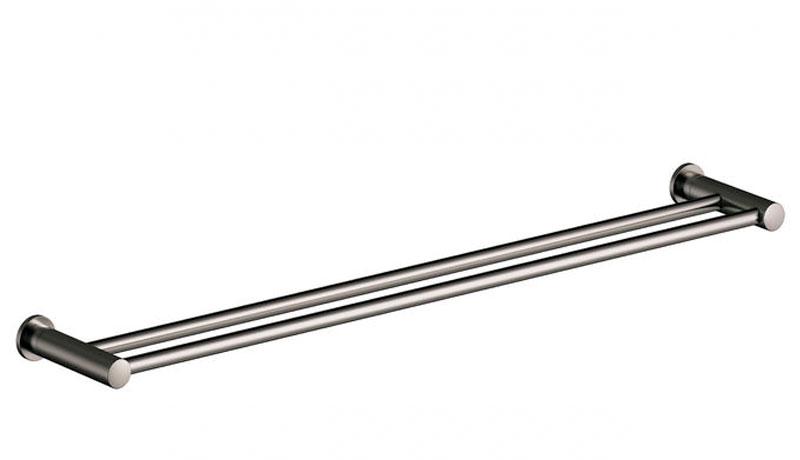 Damixa Silhouet dobbelt håndklædestang - 800 mm - Børstet grafitgrå Damixa Silhouet dobbelt håndklædestang - 800 mm - Børstet grafitgrå