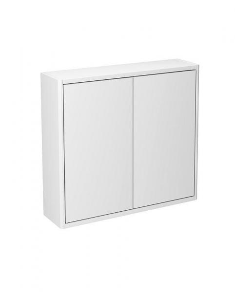 Gustavsberg Graphic v&aelig;gskab - Lille dybde - Hvid mat