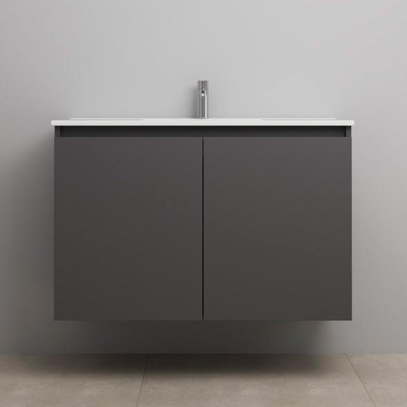 Sanibell Online 101 m&oslash;bels&aelig;t m/grebsfri l&aring;ger - Mat antracit