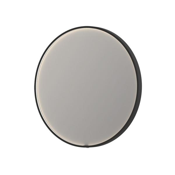Sanibell Ink SP24 rundt spejl m/lys, varme og sensor Ø80 - Mat sort Sanibell Ink SP24 rundt spejl m/lys, varme og sensor Ø80 - Mat sort