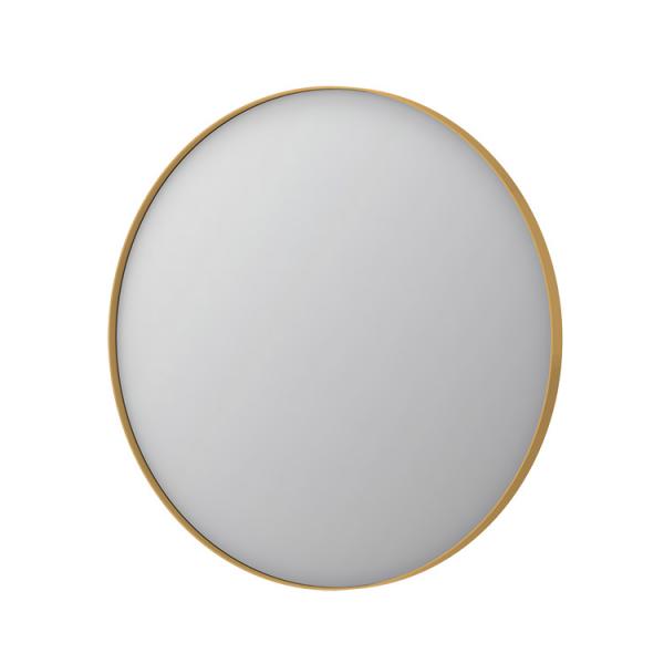 Sanibell Ink SP15 rundt spejl m/ramme &Oslash;80 - B&oslash;rstet mat guld