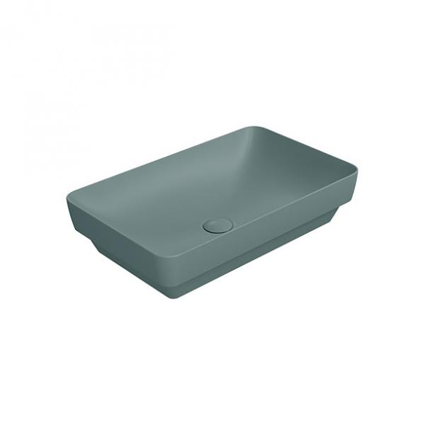 GSI Pura 60 fritst&aring;ende bowlevask - Firkantet - Uden overl&oslash;b - Agave