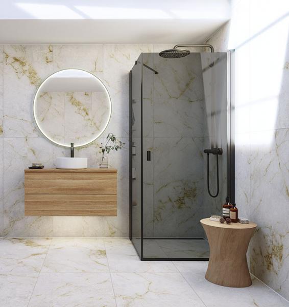 Dansani Match A+D 70x70 brusehjørne - Tonet glas/mat sort Dansani Match A+D 70x70 brusehjørne - Tonet glas/mat sort