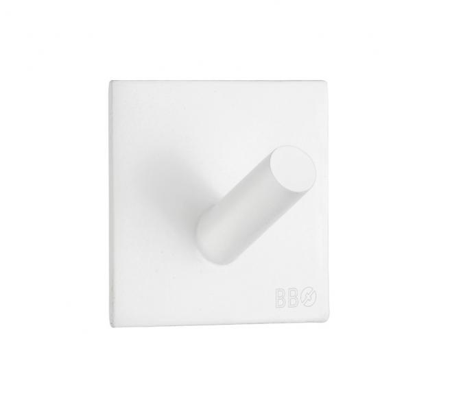 Beslagsboden firkantet selvkl&aelig;bende h&aring;ndkl&aelig;dekrog 45 - Mat hvid