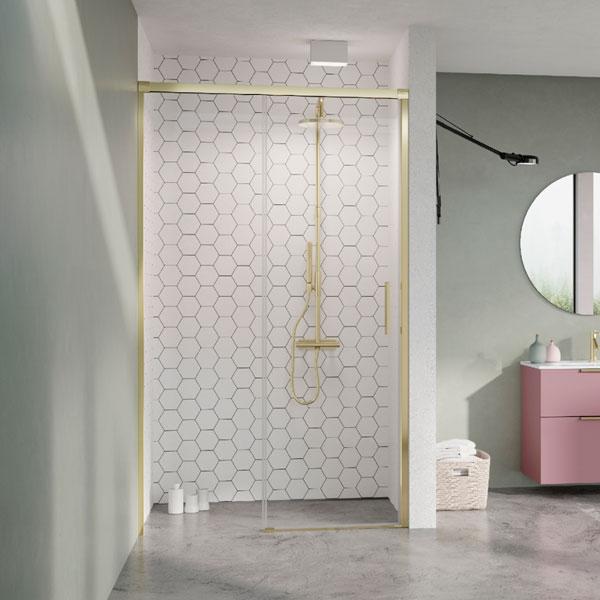 Str&oslash;mberg Slide 22 skyded&oslash;r nichel&oslash;sning 1000mm - Messing