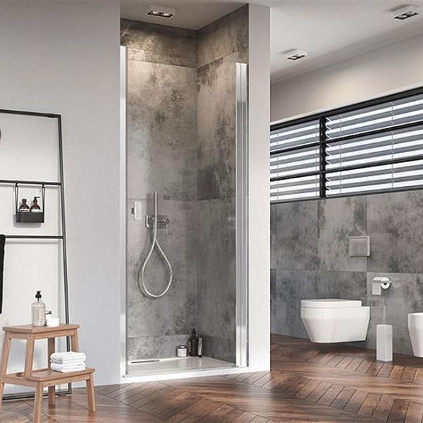 Strømberg Noma 20 nichedør 800mm - Højre - Krom Strømberg Noma 20 nichedør 800mm - Højre - Krom