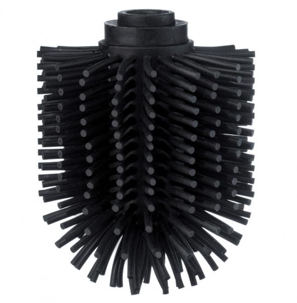 Smedbo l&oslash;st b&oslash;rstehoved til toiletb&oslash;rste - Sort TPR