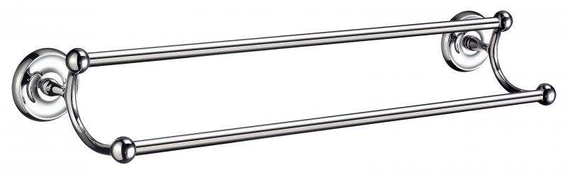 Smedbo Villa dobbelt h&aring;ndkl&aelig;destang - Krom