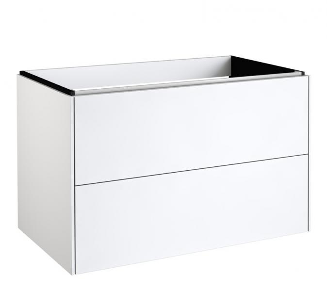 Str&oslash;mberg Domo 80 Vaskeskab - Mat hvid