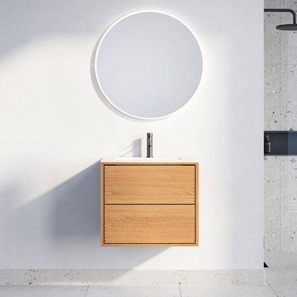 Str&oslash;mberg Nordic Handcrafted 60 underskab m/skuffer - Natural oak