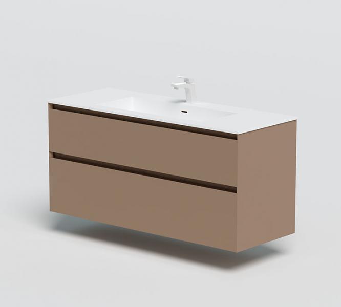 Str&oslash;mberg Lux 120 vaskeskab m/2 skuffer - Cocoa brun