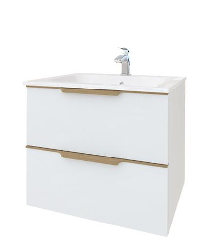 Str&oslash;mberg Wood 60 m&oslash;belpakke - Mat hvid