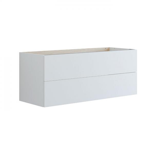 Dansani Luna Urban 120 sideskab m/skuffer - Hvid mat