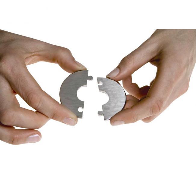 Outlet - Click One Two v&aelig;groset rustfri til 34,5mm (1 )"