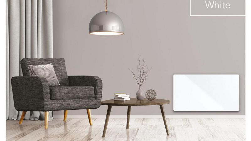 Nobø glas front 40 t/ 1000W - Hvid Nobø glas front 40 t/ 1000W - Hvid