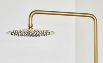 Hafa Fine komplet brusesystem &Oslash;300 - B&oslash;rstet messing