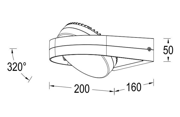 Lutec Architectural Fele udendørslampe til væg Lutec Architectural Fele udendørslampe til væg